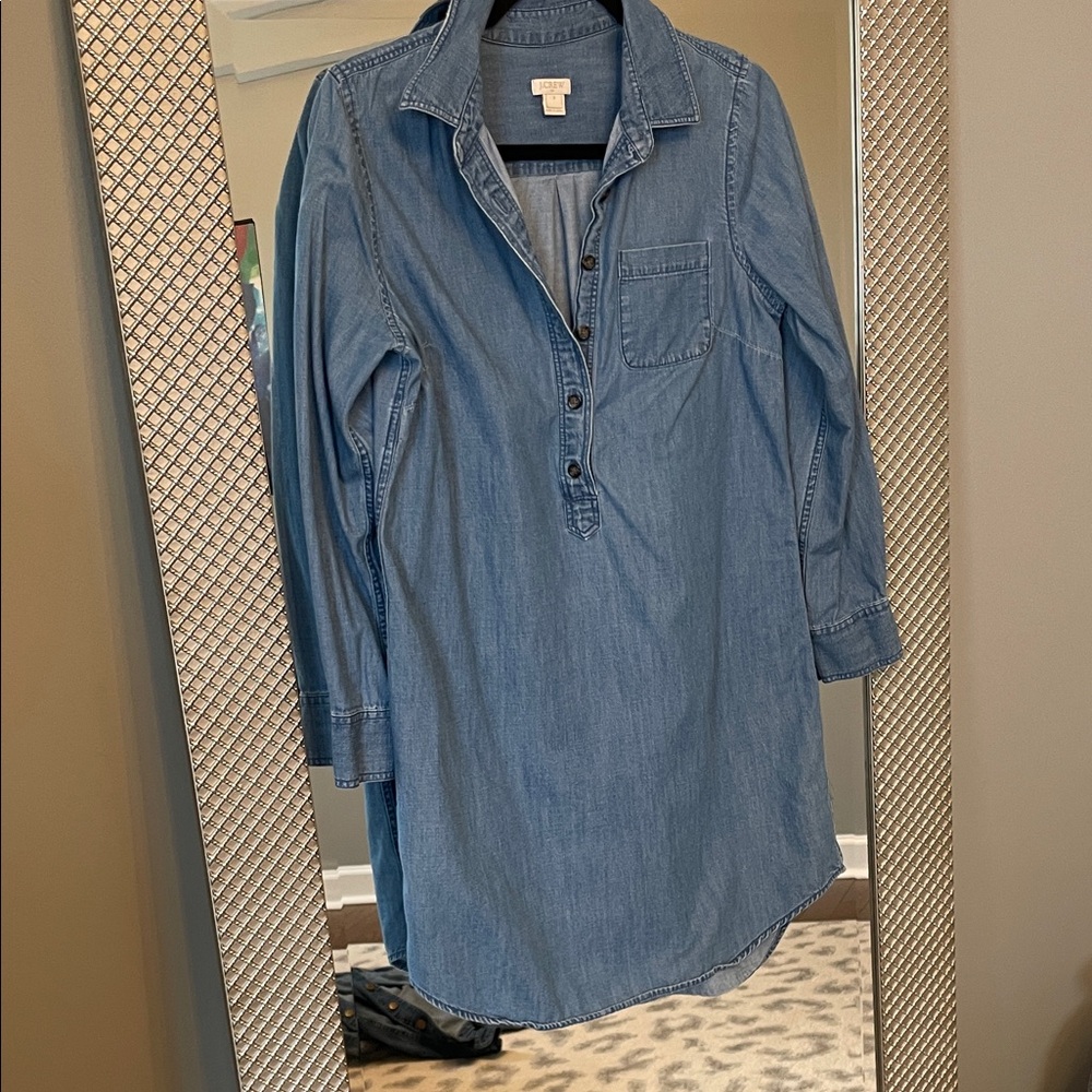 J. Crew Light Blue Denim Top